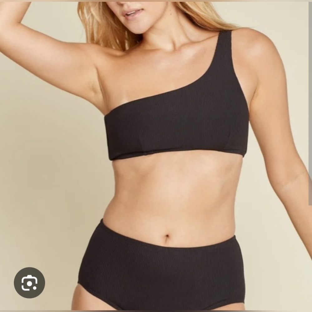 NWT Andie Swim Wyndwood One Shoulder Bikini Top